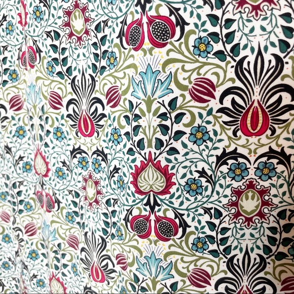 J. Jill Women's Multicolored Paisley and Floral Print Blouse XL - Picture 5 of 11